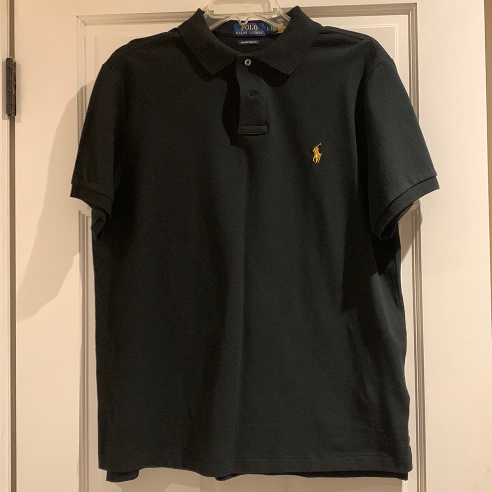New Ralph Lauren Polo Custom Slim Fit Black